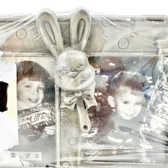 Regent Gallery 5-Opening Baby Picture Frame 9x7 Pewter Finish Easel Back NIP - Picture 4 of 6